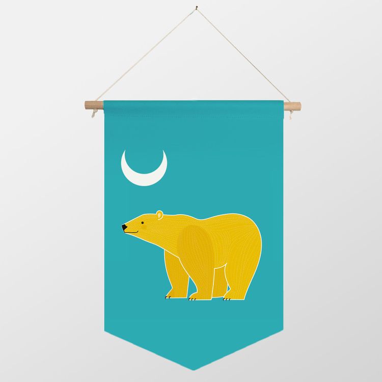 Photo de Bannière illustrée ours